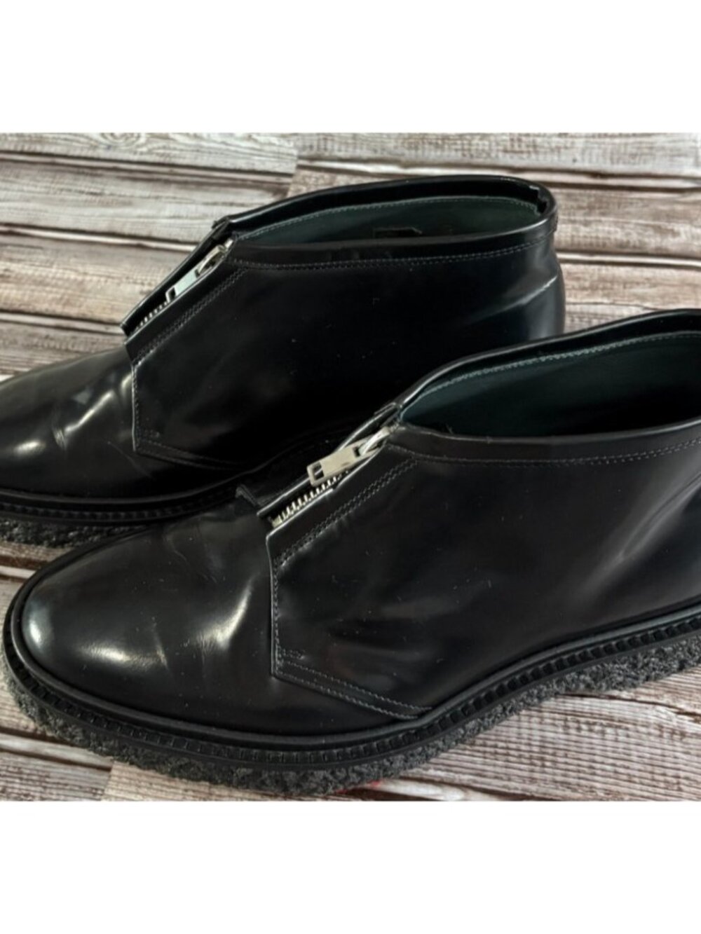 Adieu Paris type 3 leather ankle Boots Sz 38.5 US 8.5 black New $449 Tried on